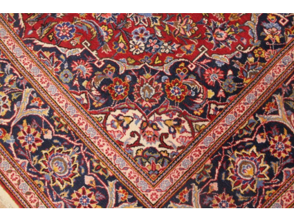 Semiantic Persian carpet Kashan 205x136cm Red