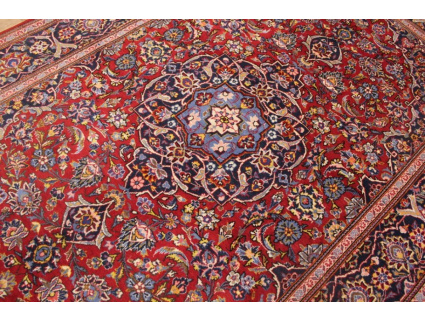 Semiantic Persian carpet Kashan 205x136cm Red