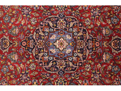 Semiantic Persian carpet Kashan 205x136cm Red