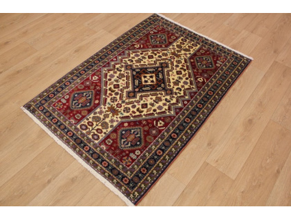 Persian carpet Ghashghai pure wool 151x104 cm