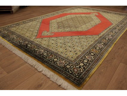 Old Persian carpet Ghom pure Silk 316x206 cm