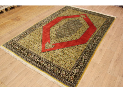 Old Persian carpet Ghom pure Silk 316x206 cm