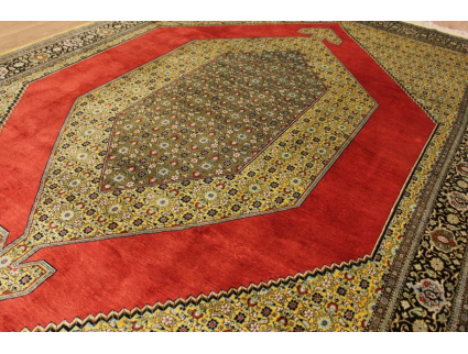 Old Persian carpet Ghom pure Silk 316x206 cm