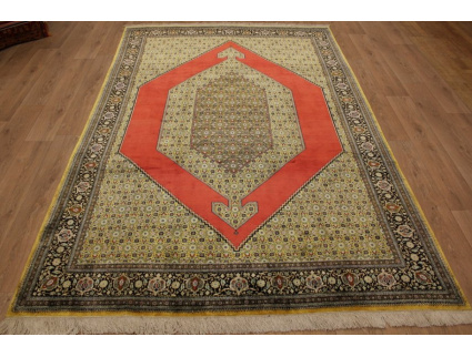 Old Persian carpet Ghom pure Silk 316x206 cm