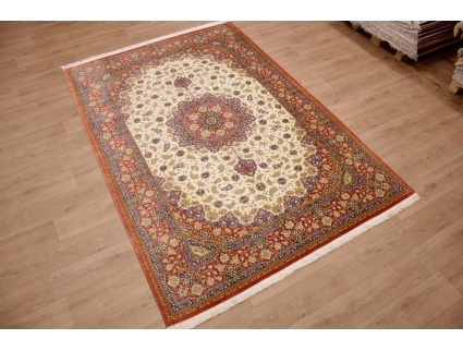 Persian carpet Ghom pure silk 300x198 cm