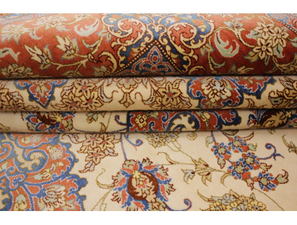 Persian carpet Ghom pure silk 300x198 cm