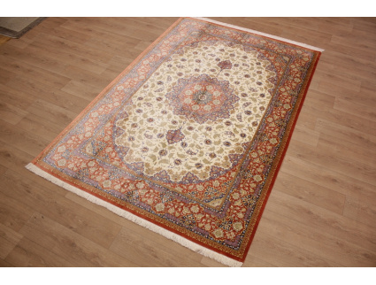 Persian carpet Ghom pure silk 300x198 cm