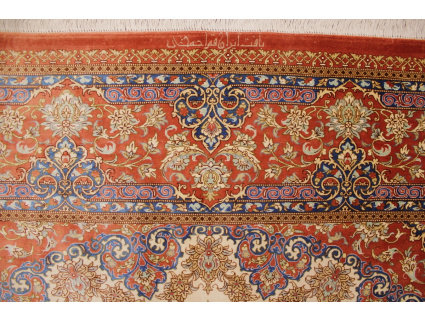 Persian carpet Ghom pure silk 300x198 cm