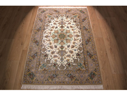 Persian carpet "Isfahan" with silk 174x115 cm