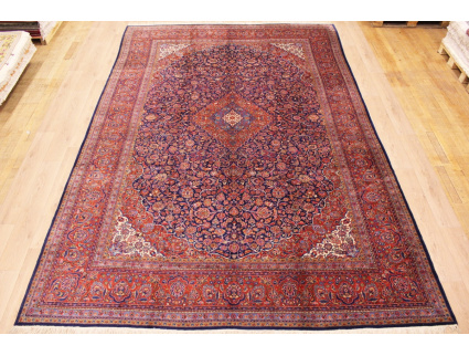 Hand-knotted Persian carpet "Kashan" virgin wool 454x308 cm