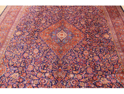 Hand-knotted Persian carpet "Kashan" virgin wool 454x308 cm