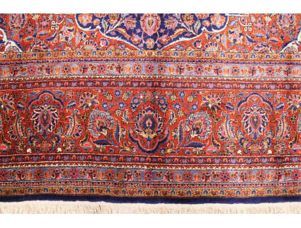 Hand-knotted Persian carpet "Kashan" virgin wool 454x308 cm