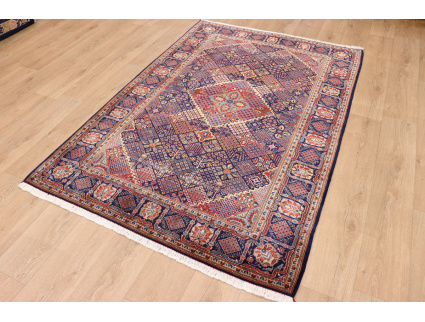 Perserteppich Kaschan Orientteppich 208x136 cm Blau